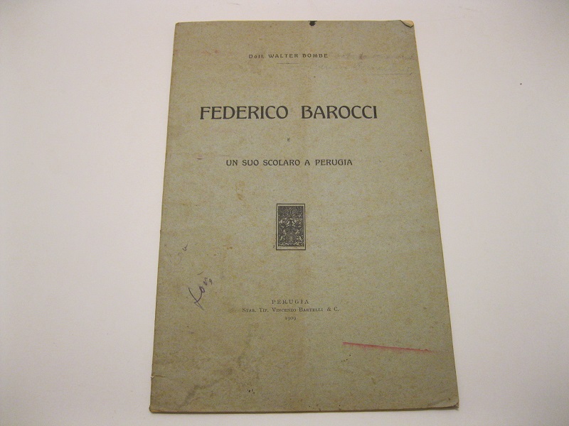 Federico Barocci e un suo scolaro a Perugia